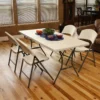 Lifetime Seasonal Folding Party Trestle Table - 1.83m / 6ft 1 Lifetime Seasonal Folding Party Trestle Table - 1.83m / 6ft -Homebase Shop 12813150 1094831962226959