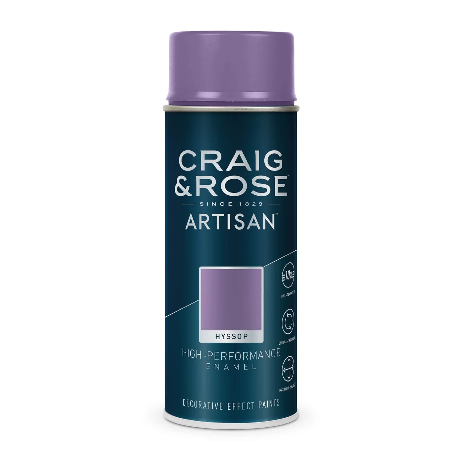 Craig & Rose Artisan Enamel Gloss Spray Paint - Hyssop - 400ml 4 Craig & Rose Artisan Enamel Gloss Spray Paint - Hyssop - 400ml - Image 2