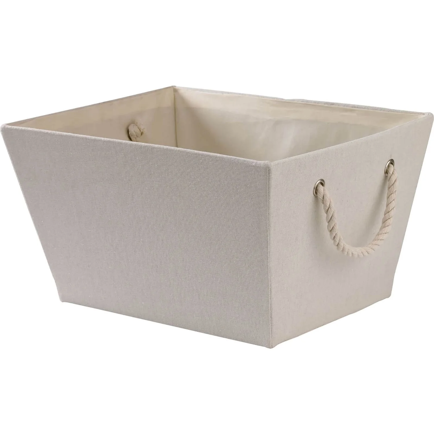 Oversized Cream Storage Bin 3 Oversized Cream Storage Bin