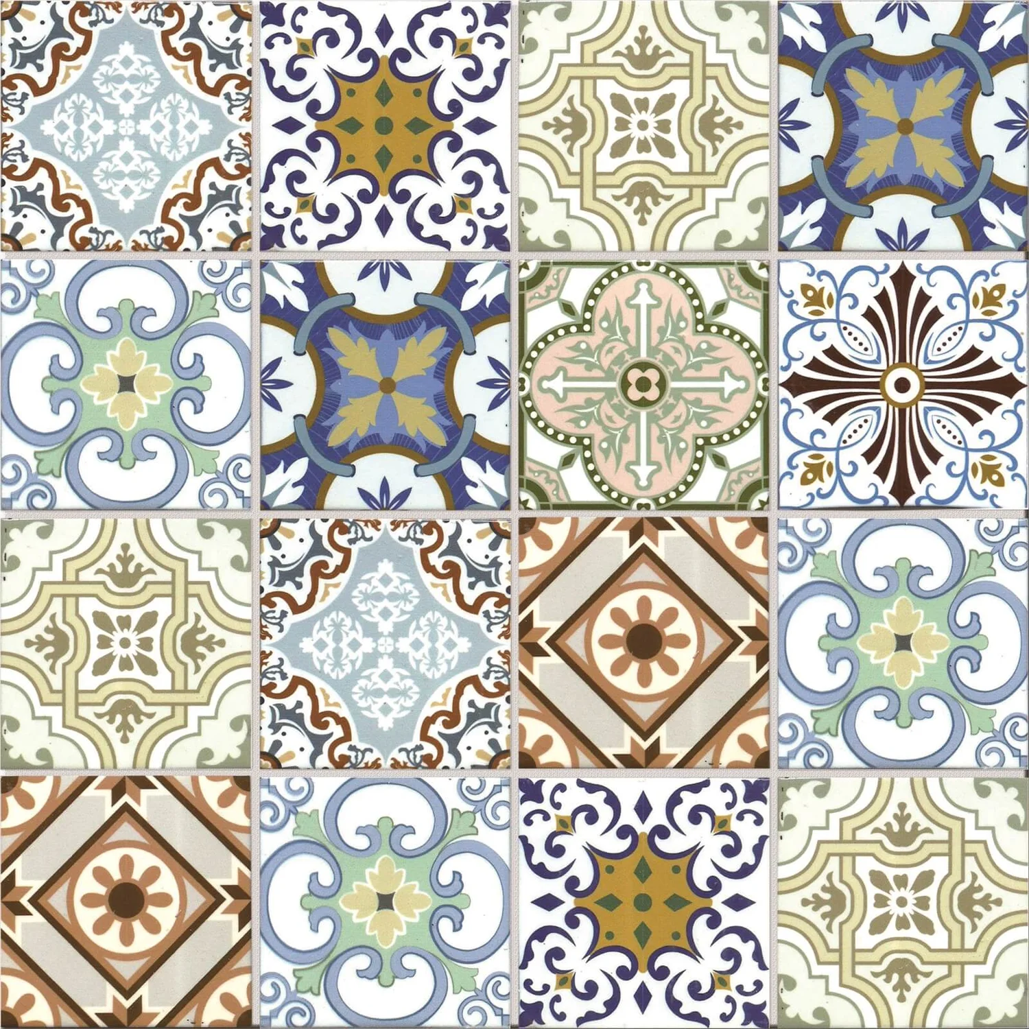 House Of Mosaics Geo Moroccan Large Mosaic Tile - 305 X 305mm 4 House Of Mosaics Geo Moroccan Large Mosaic Tile - 305 X 305mm - Image 2
