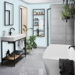 Homebase Bathroom Mid Sheen Paint - Blue Dolphin 2.5L 7 Homebase Bathroom Mid Sheen Paint - Blue Dolphin 2.5L -Homebase Shop 12832542 1434833205375704