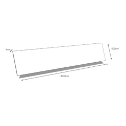 Zenith Cloudy Nova Compact Laminate Splashback - 3000x600x9mm 9 Zenith Cloudy Nova Compact Laminate Splashback - 3000x600x9mm -Homebase Shop 12835721 2104832954494791