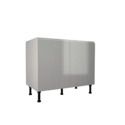 Handleless Grey Gloss 1000mm Base Unit