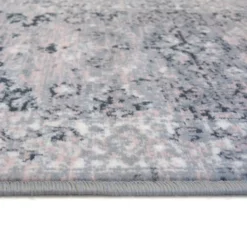 Traditional Runner - Grey & Pink - 67x200cm 9 Traditional Runner - Grey & Pink - 67x200cm -Homebase Shop 14015926 2165006089697757
